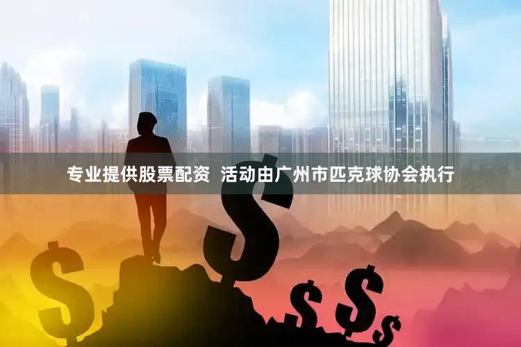 专业提供股票配资  活动由广州市匹克球协会执行