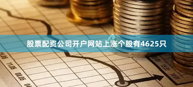 股票配资公司开户网站上涨个股有4625只